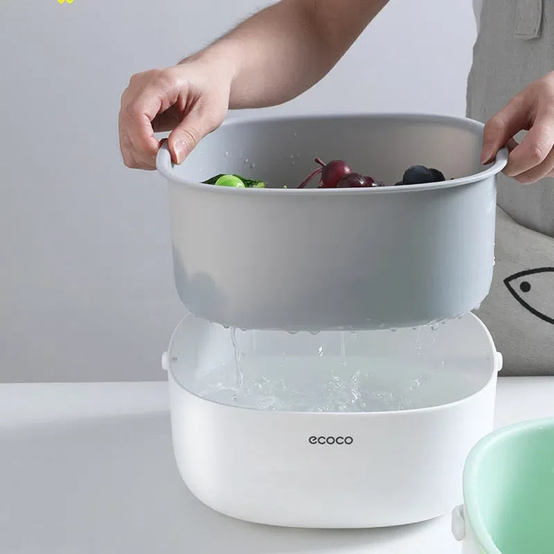 Escorredor de Macarrão e Alimentos – Cesta de Cozinha com Design Prático