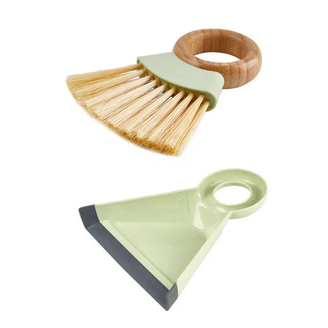 Escova de Limpeza para Mesa com Alça de Bambu - Ecológica e Eficiente