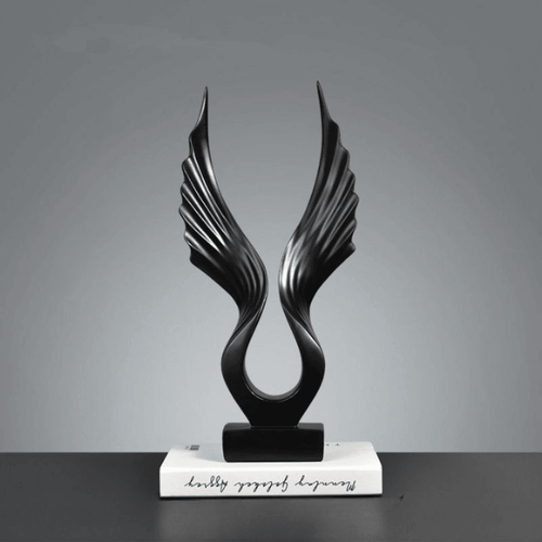 Escultura Asa da Imaginação - Arte Decorativa em Resina para Casa
