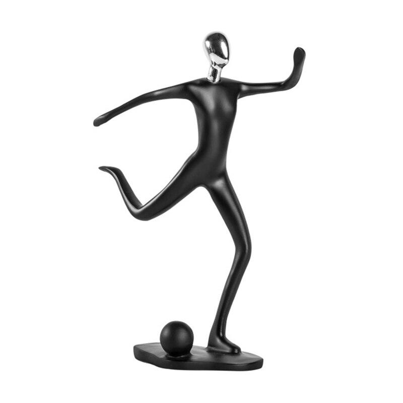 Escultura de Atletas en Resina - Decoración Deportiva para Hogar