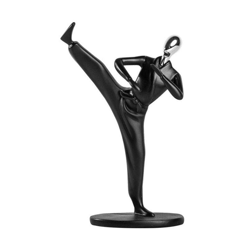 Escultura de Atletas en Resina - Decoración Deportiva para Hogar