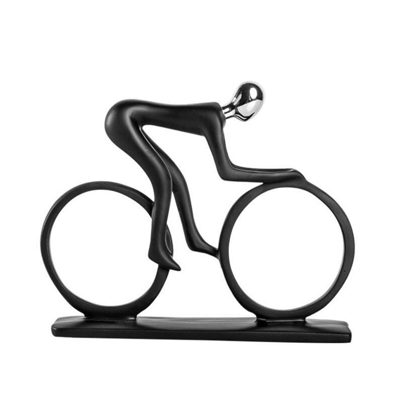 Escultura de Atletas en Resina - Decoración Deportiva para Hogar