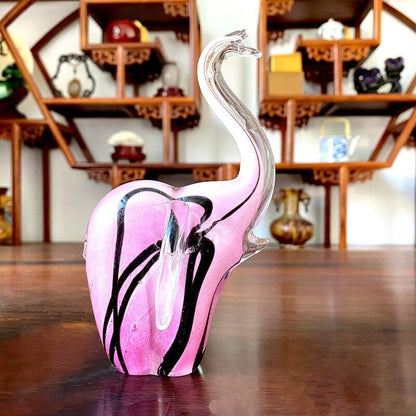 Escultura de Elefante Brilhante em Resina - Arte Decorativa para Casa