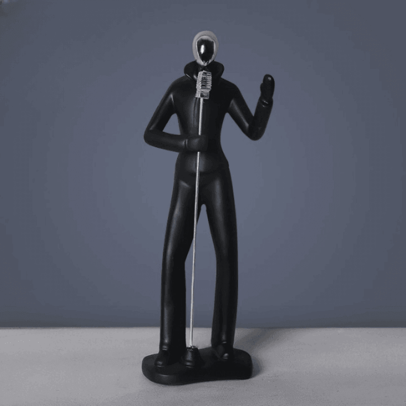 Escultura de Músicos en Resina - Arte Decorativo para Amantes de la Música
