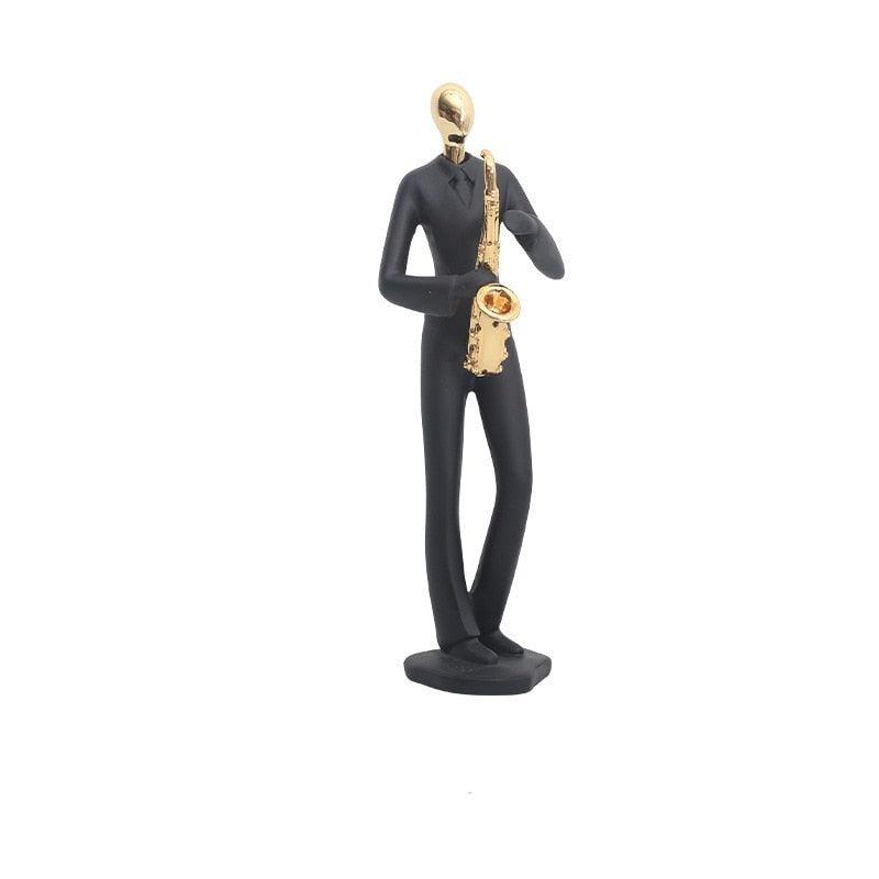 Escultura de Músicos en Resina - Arte Decorativo para Amantes de la Música