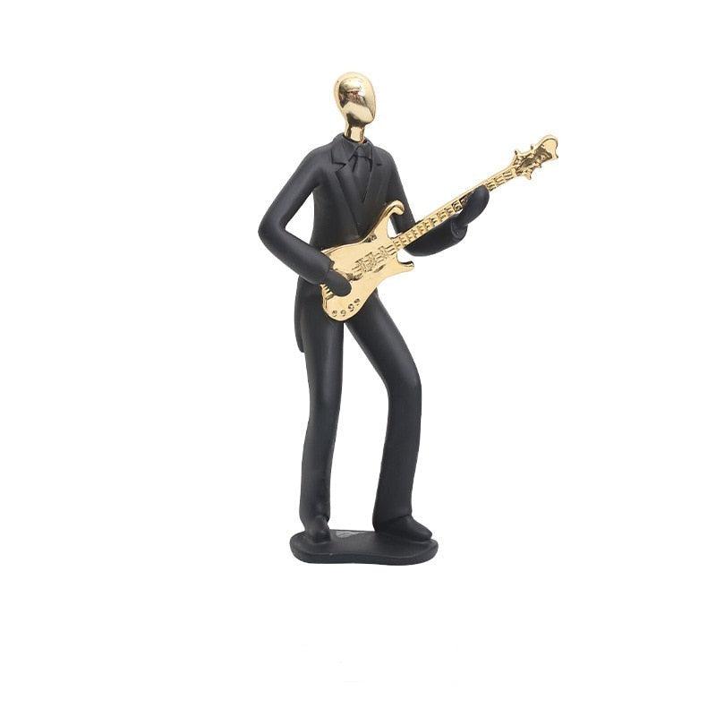 Escultura de Músicos en Resina - Arte Decorativo para Amantes de la Música