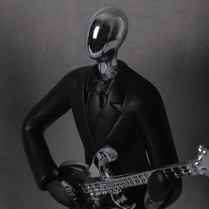 Escultura de Músicos en Resina - Arte Decorativo para Amantes de la Música