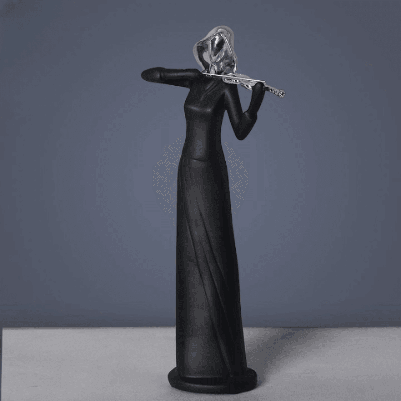 Escultura de Músicos en Resina - Arte Decorativo para Amantes de la Música