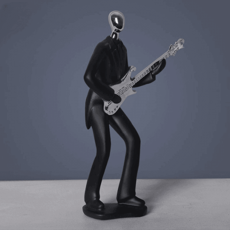 Escultura de Músicos en Resina - Arte Decorativo para Amantes de la Música