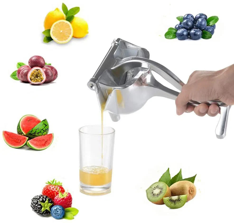 Espremedor Manual de Alumínio - Utensílio de Cozinha para Cítricos