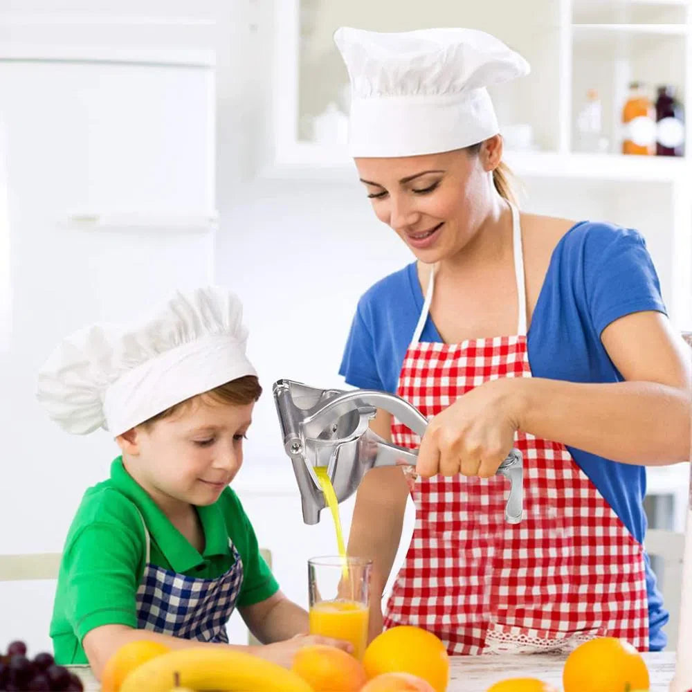 Espremedor Manual de Alumínio - Utensílio de Cozinha para Cítricos