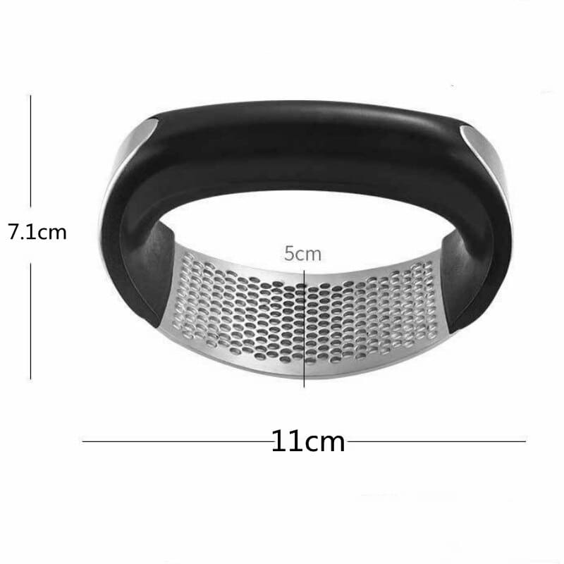 Espremedor de Alho e Amassador de Inox - Utensílio de Cozinha Multifuncional