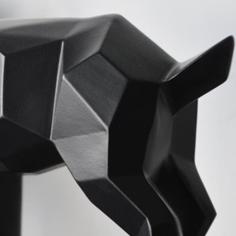 Estátua de Cervo em Resina para Decoração de Mesa - 2 Peças