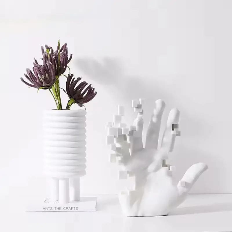 Estátua de Mão Artística em Resina para Decoração de Sala