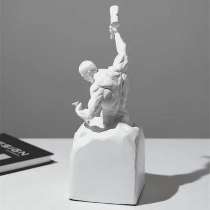 Estátua de Resina de Homem Esculpindo para Decoração de Sala