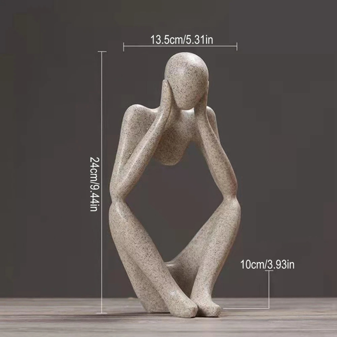 Estatueta Decorativa de Pensamento - Adorno para Casa