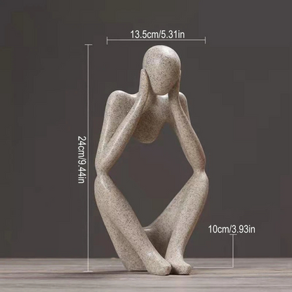 Estatueta Decorativa de Pensamento - Adorno para Casa