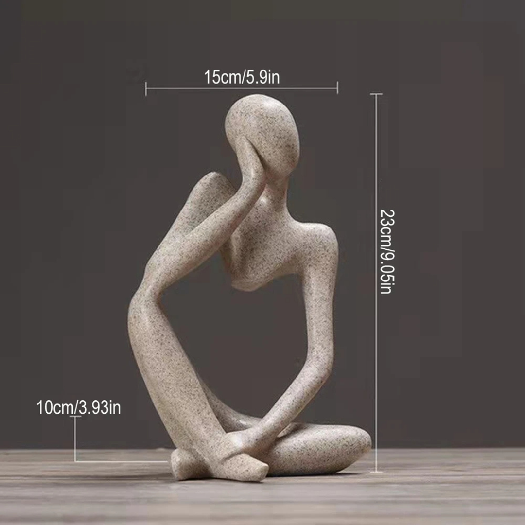 Estatueta Decorativa de Pensamento - Adorno para Casa