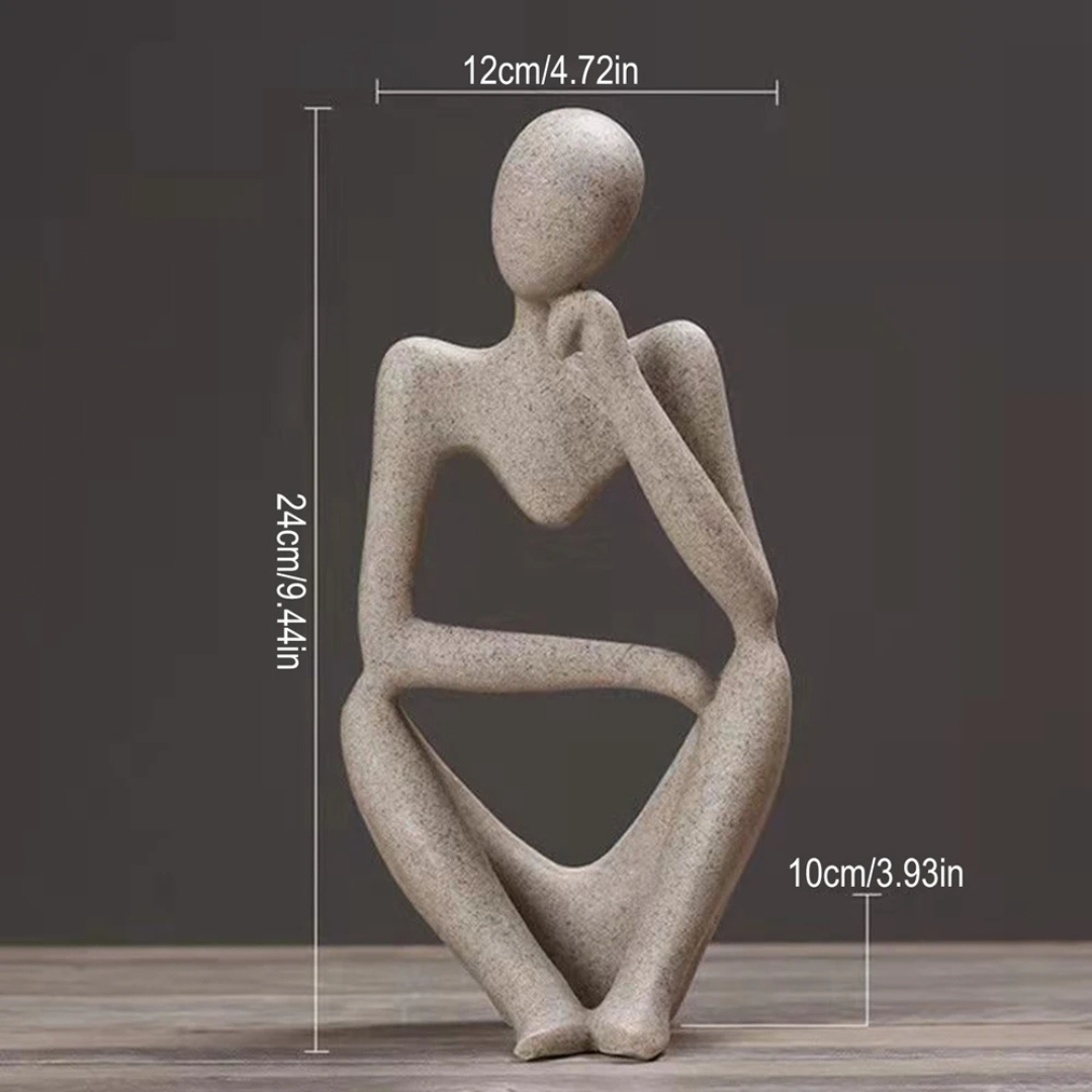 Estatueta Decorativa de Pensamento - Adorno para Casa