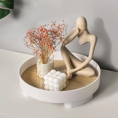 Estatueta Decorativa de Pensamento - Adorno para Casa
