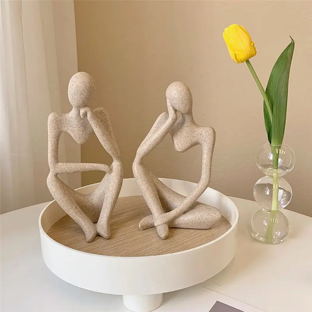 Estatueta Decorativa de Pensamento - Adorno para Casa