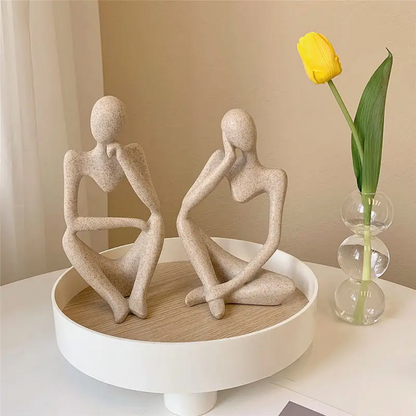 Estatueta Decorativa de Pensamento - Adorno para Casa