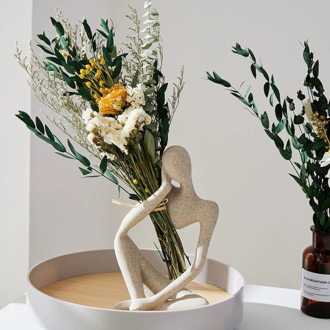 Estatueta Decorativa de Pensamento - Adorno para Casa