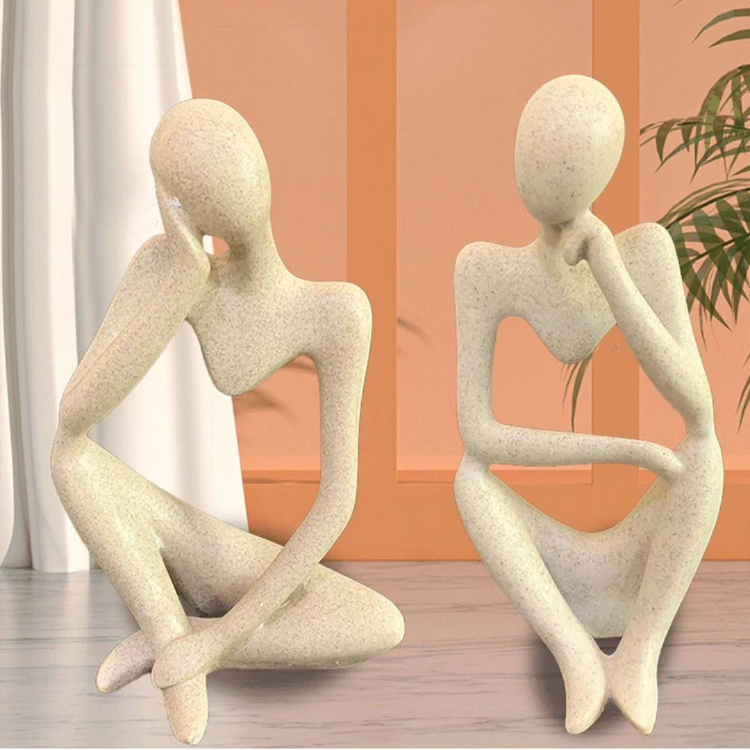 Estatueta Decorativa de Pensamento - Adorno para Casa