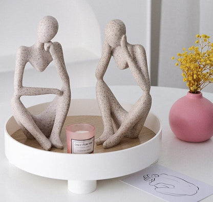 Estatueta Decorativa de Pensamento - Adorno para Casa