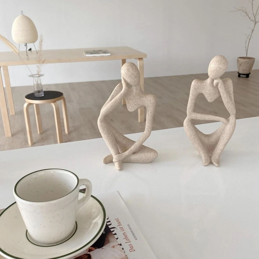 Estatueta Decorativa de Pensamento - Adorno para Casa