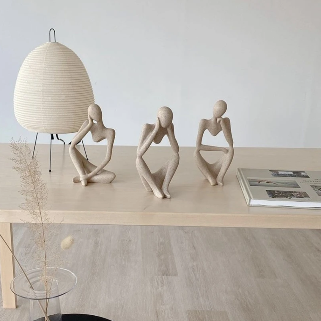 Estatueta Decorativa de Pensamento - Adorno para Casa