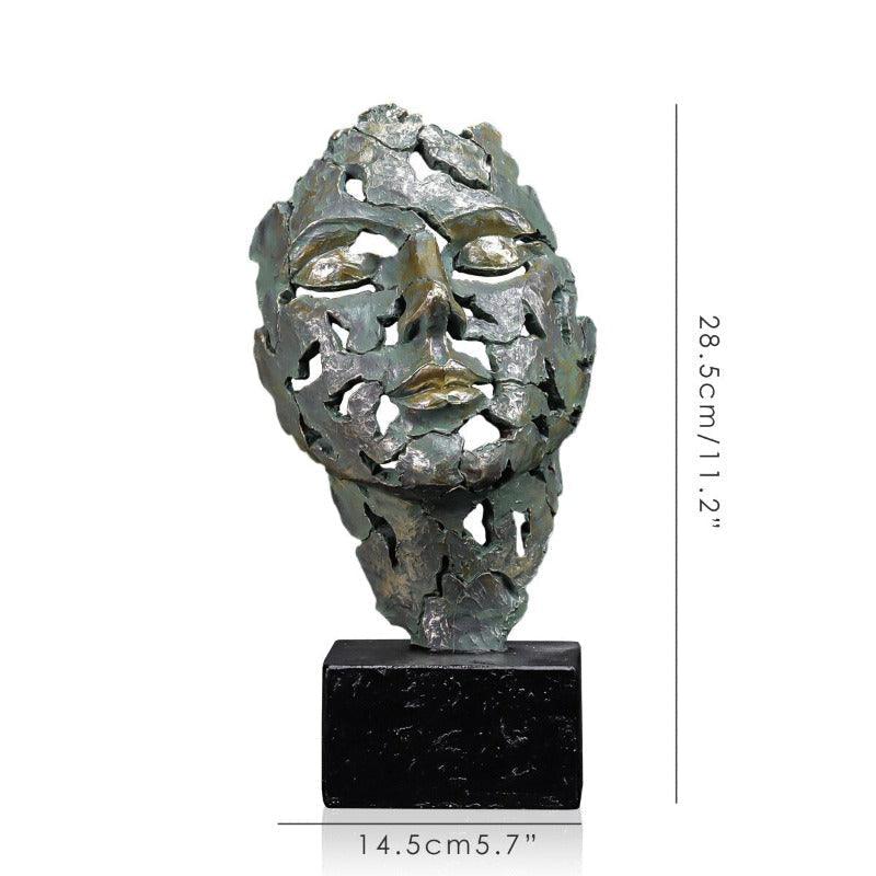 Estatueta de Arte Abstrata - Decoração Moderna para Casa