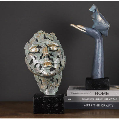 Estatueta de Arte Abstrata - Decoração Moderna para Casa