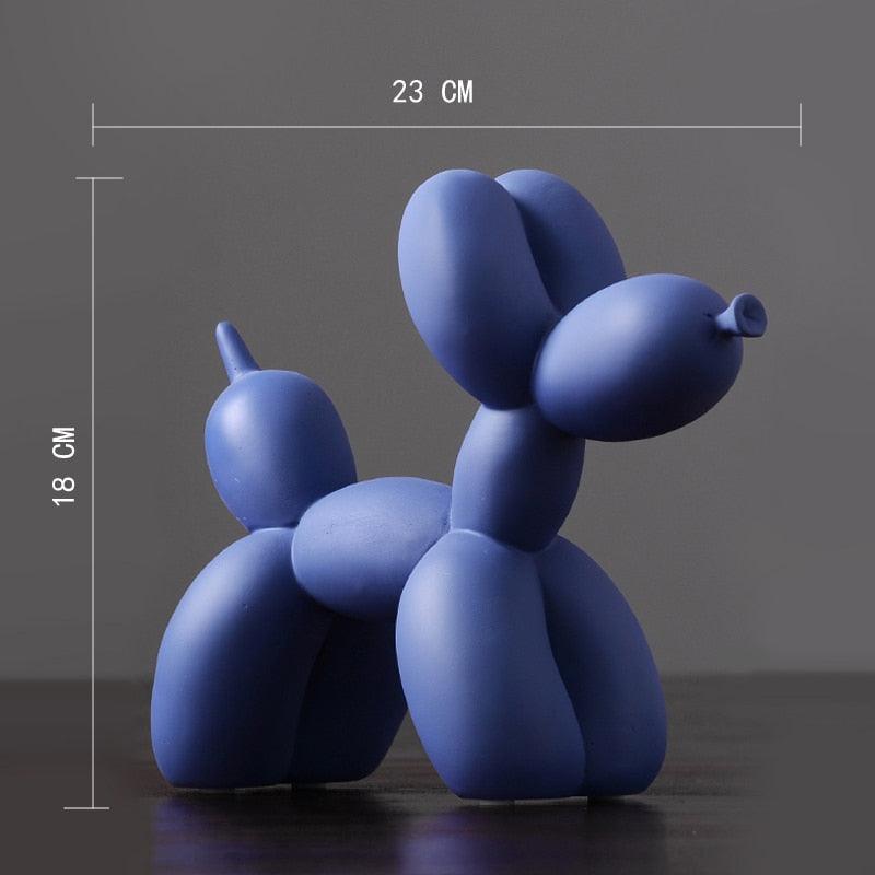 Estatueta de Cachorro Baloeiro Colorida
