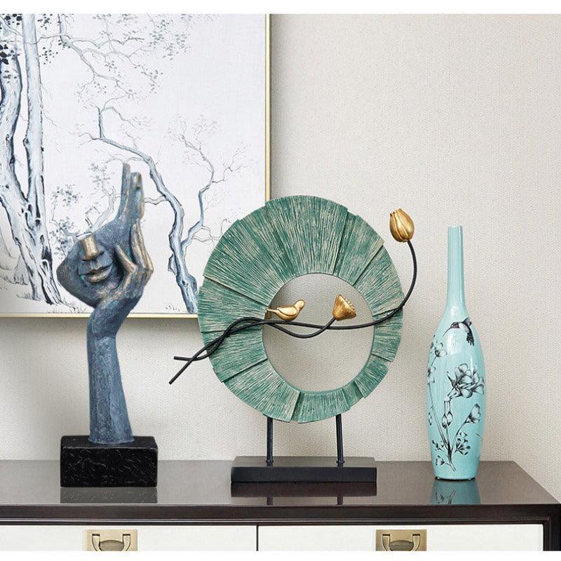 Estatueta de Expressões Incompletas - Decoração Artística para Casa