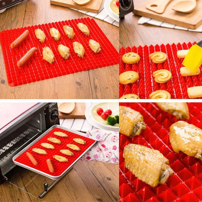 Esteira de Silicone Antiderrapante para Forno - Ideal para Cozimento e Assados