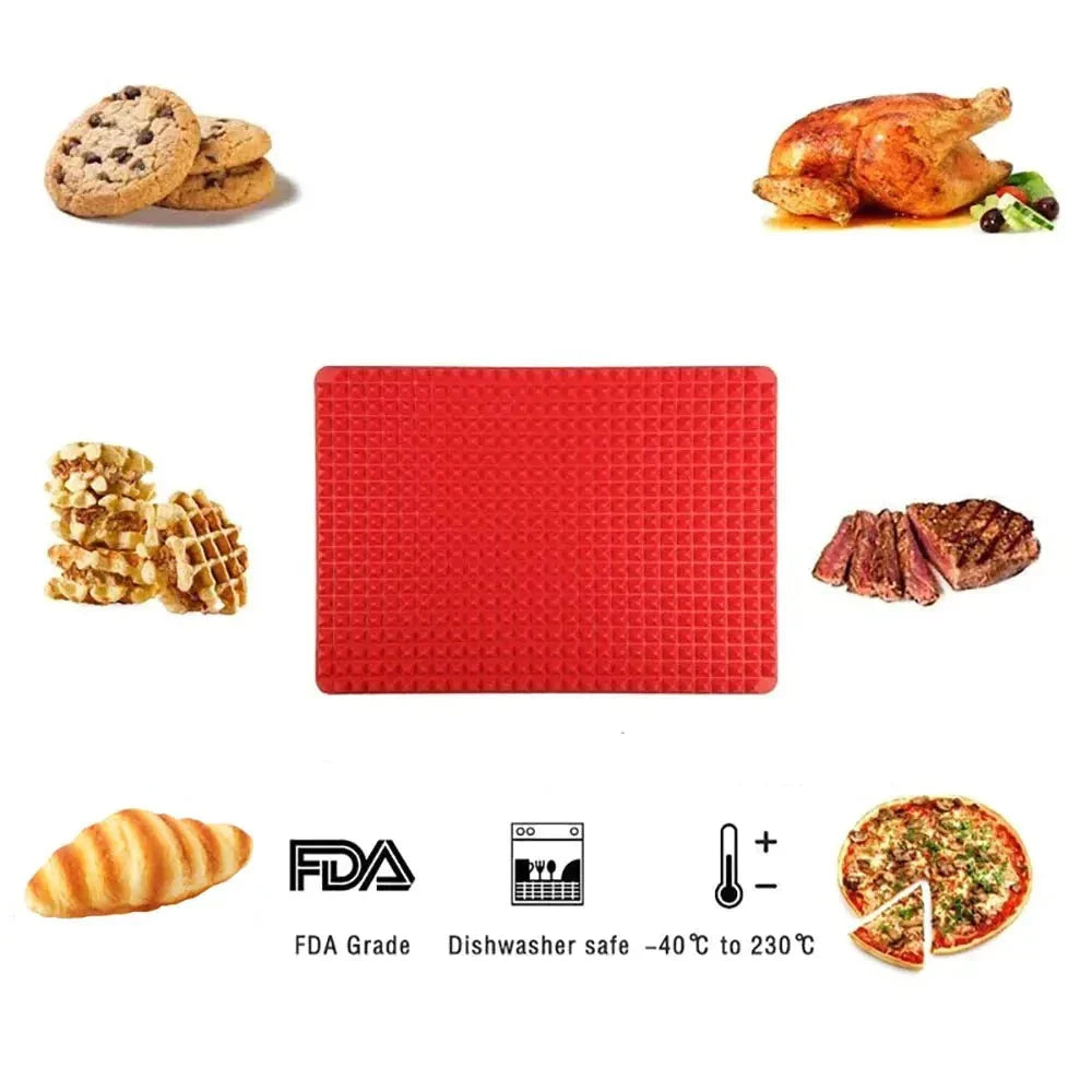 Esteira de Silicone Antiderrapante para Forno - Ideal para Cozimento e Assados
