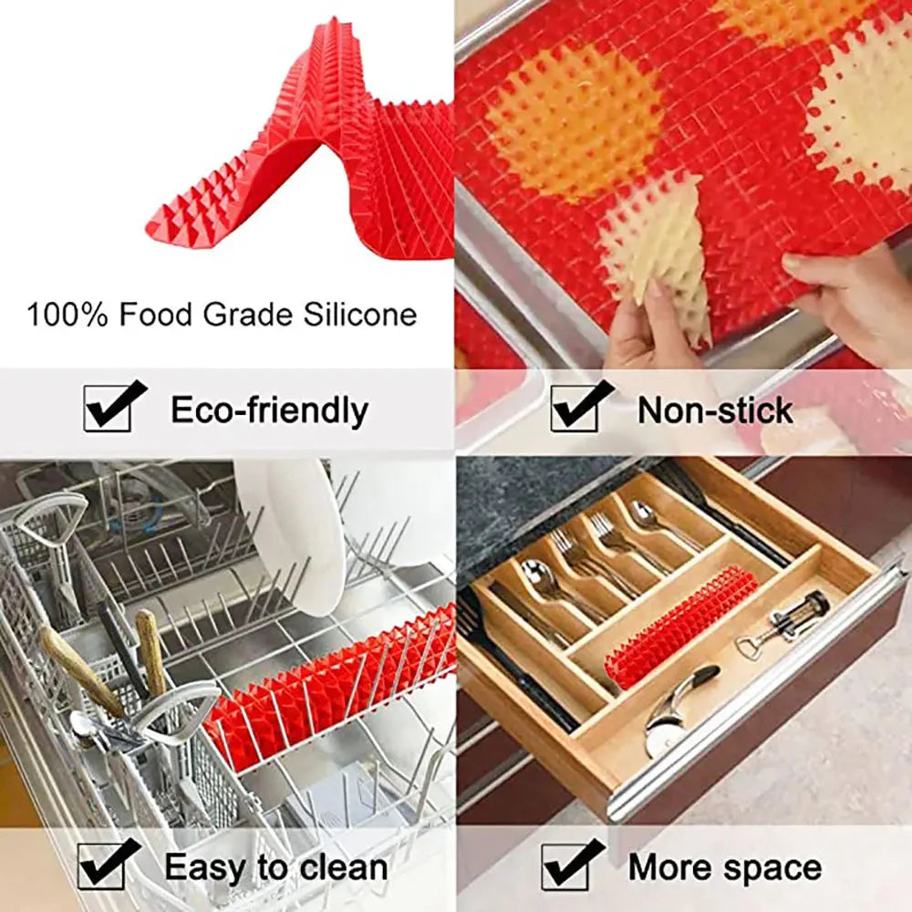 Esteira de Silicone Antiderrapante para Forno - Ideal para Cozimento e Assados