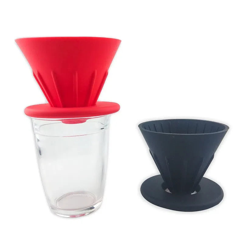 Filtro de Silicone para Bebidas - Opção com ou Sem Base