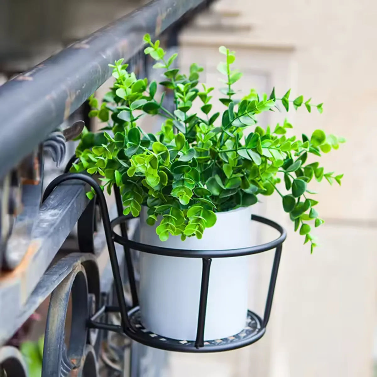 Suporte para vaso de plantas | Floreira Vertical+Brinde: Curso Completo de Jardinagem