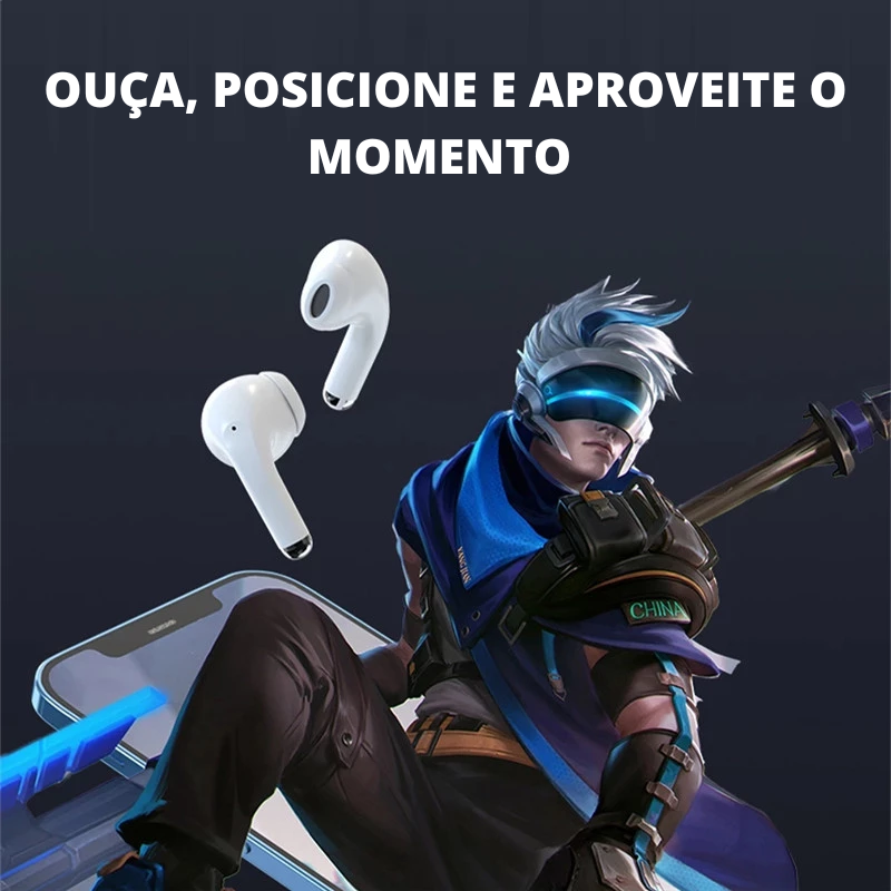 Fone de Ouvido Original LP40 Pro com Cancelamento de Ruído