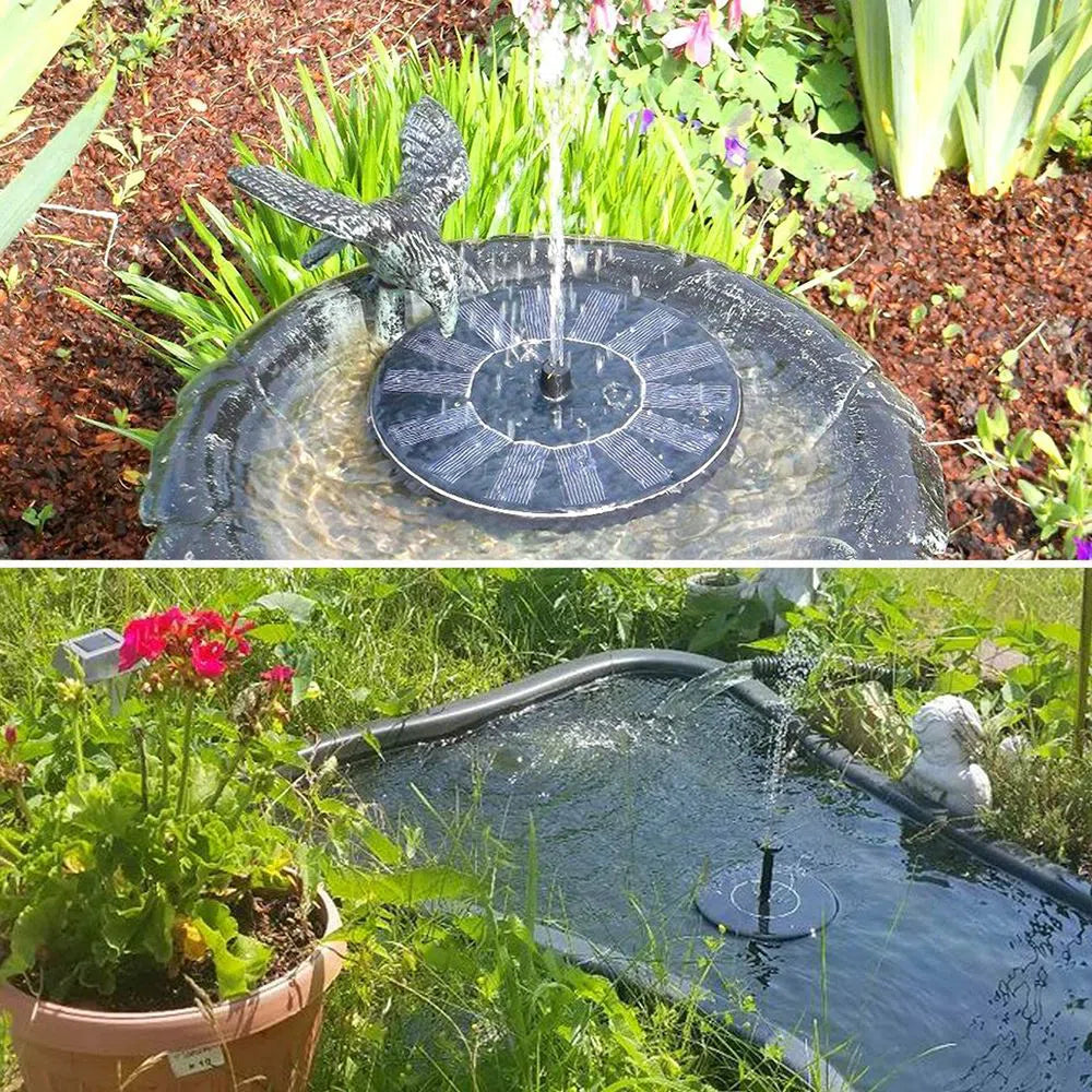 Fonte Solar Para Jardim - Chafariz Ecológico com Energia Solar