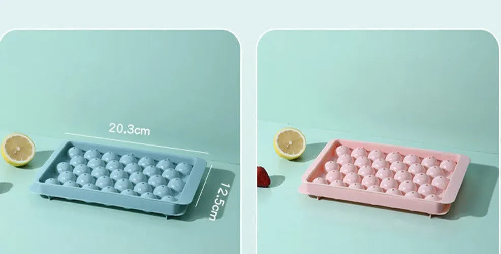 Forma de Gelo Mini Esférica para Bebidas - Moldes de Gelo Redondos