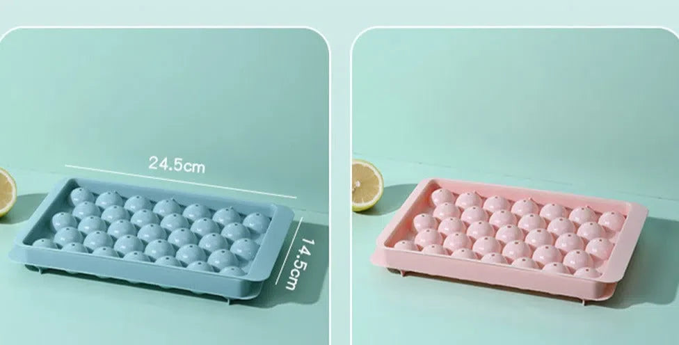 Forma de Gelo Mini Esférica para Bebidas - Moldes de Gelo Redondos