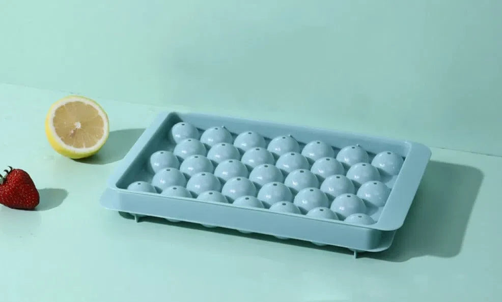 Forma de Gelo Mini Esférica para Bebidas - Moldes de Gelo Redondos