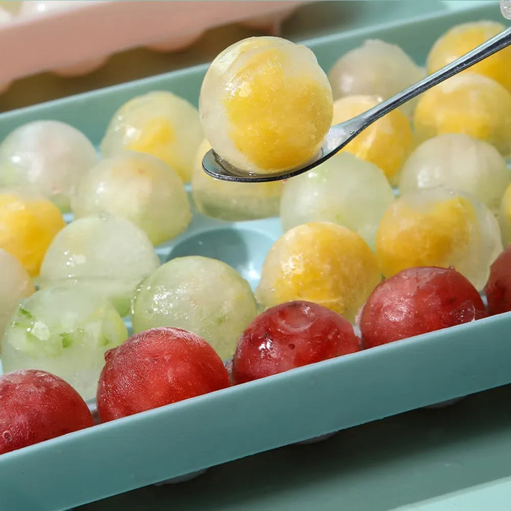 Forma de Gelo Mini Esférica para Bebidas - Moldes de Gelo Redondos