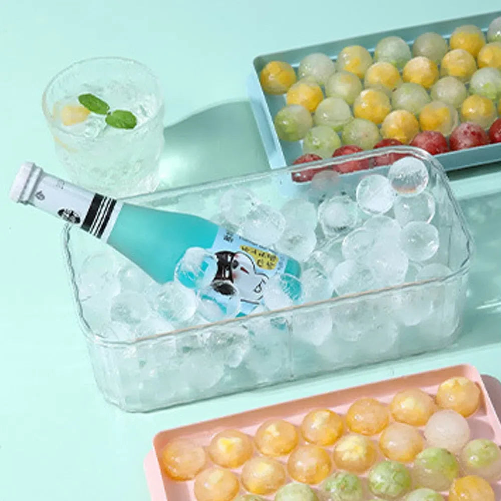 Forma de Gelo Mini Esférica para Bebidas - Moldes de Gelo Redondos