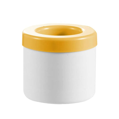 Forma de Gelo de Silicone Redonda com Tampa - Ideal para Bebidas
