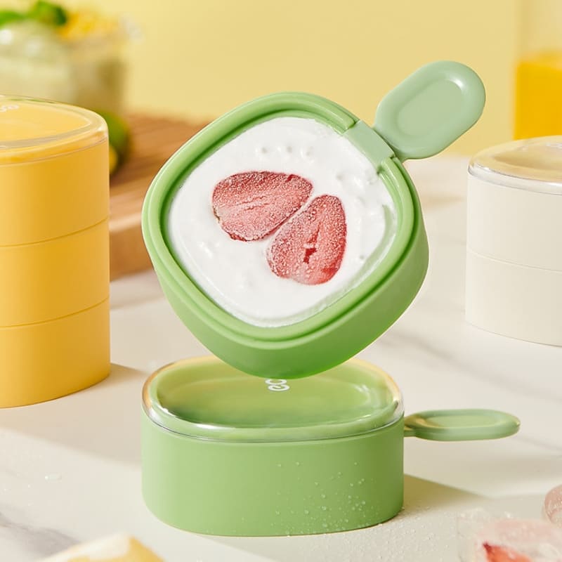 Forma de Picolé de Silicone Flexível para Fazer Sorvete Caseiro