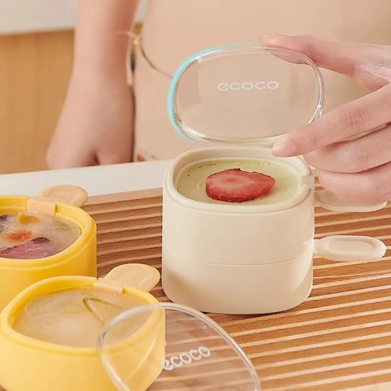 Forma de Picolé de Silicone Flexível para Fazer Sorvete Caseiro